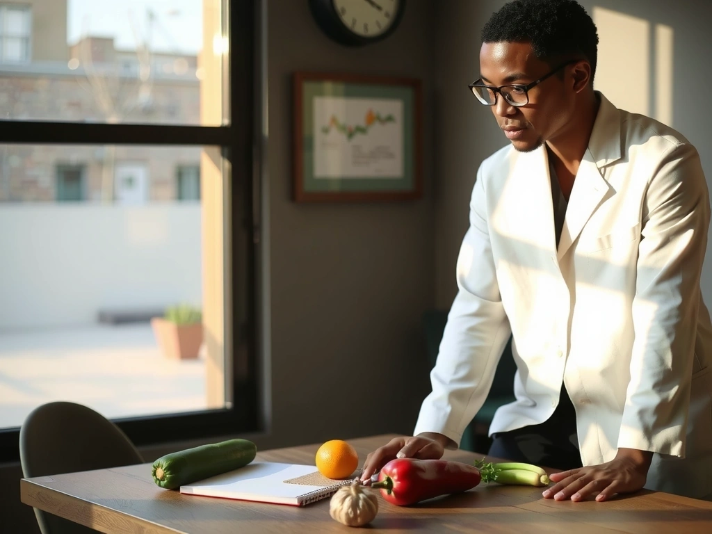 Beratungsgespräch mit Ernährungsberaterin