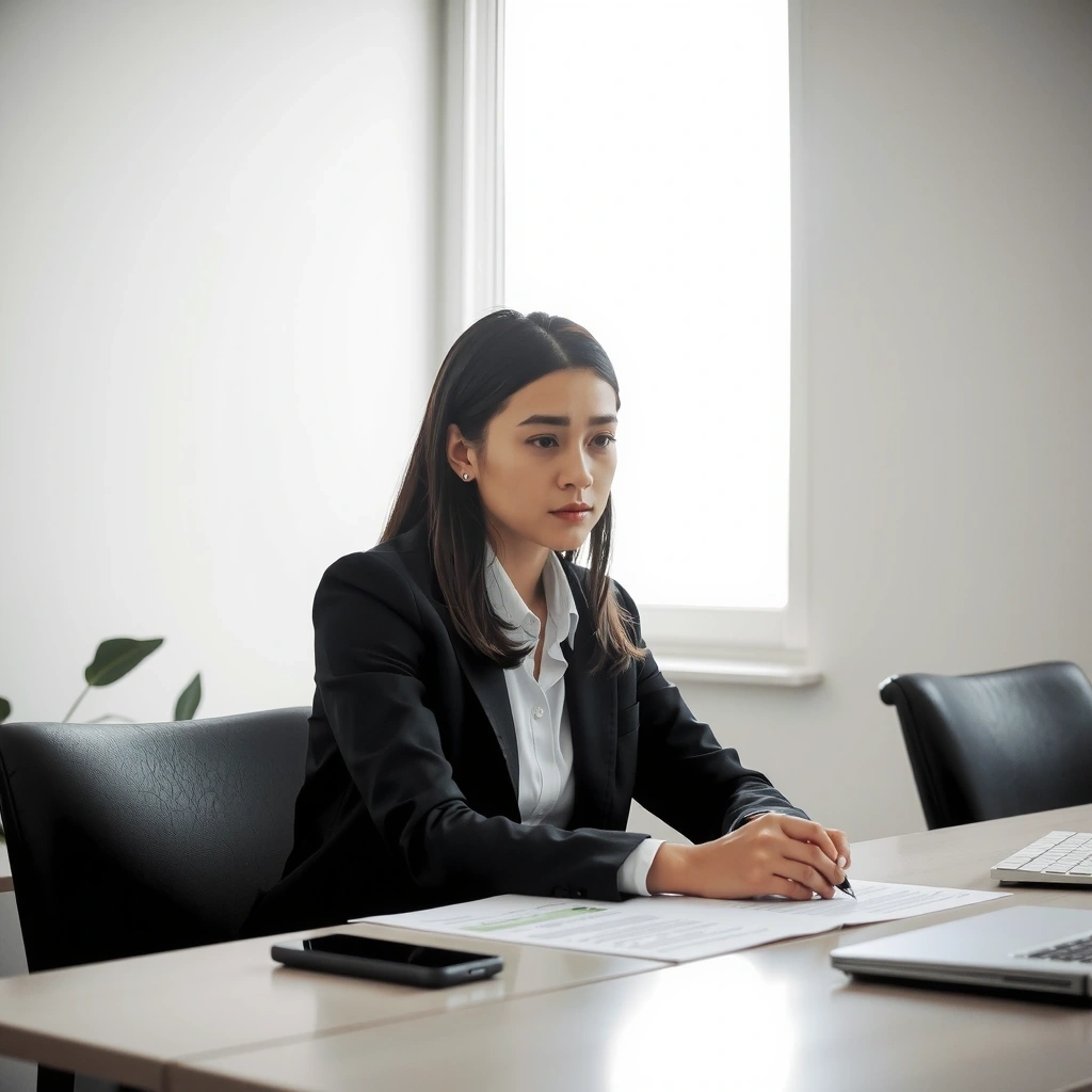 Berufstätige Patientin