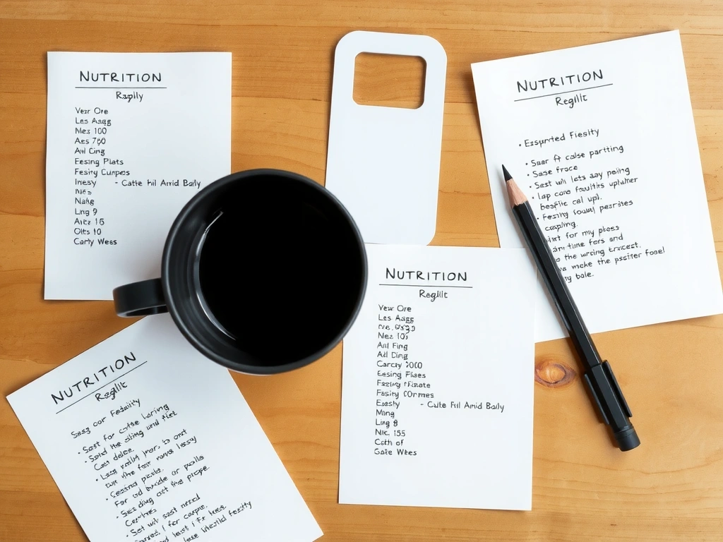 Kreative Werkzeuge: Notizen und Kaffee